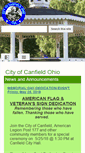 Mobile Screenshot of ci.canfield.oh.us